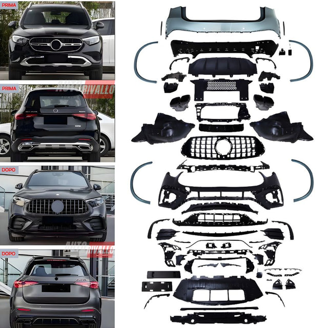 Compatibile Mercedes GLC X254 SUV 2022-2026 Body Kit GLC63 AMG Look