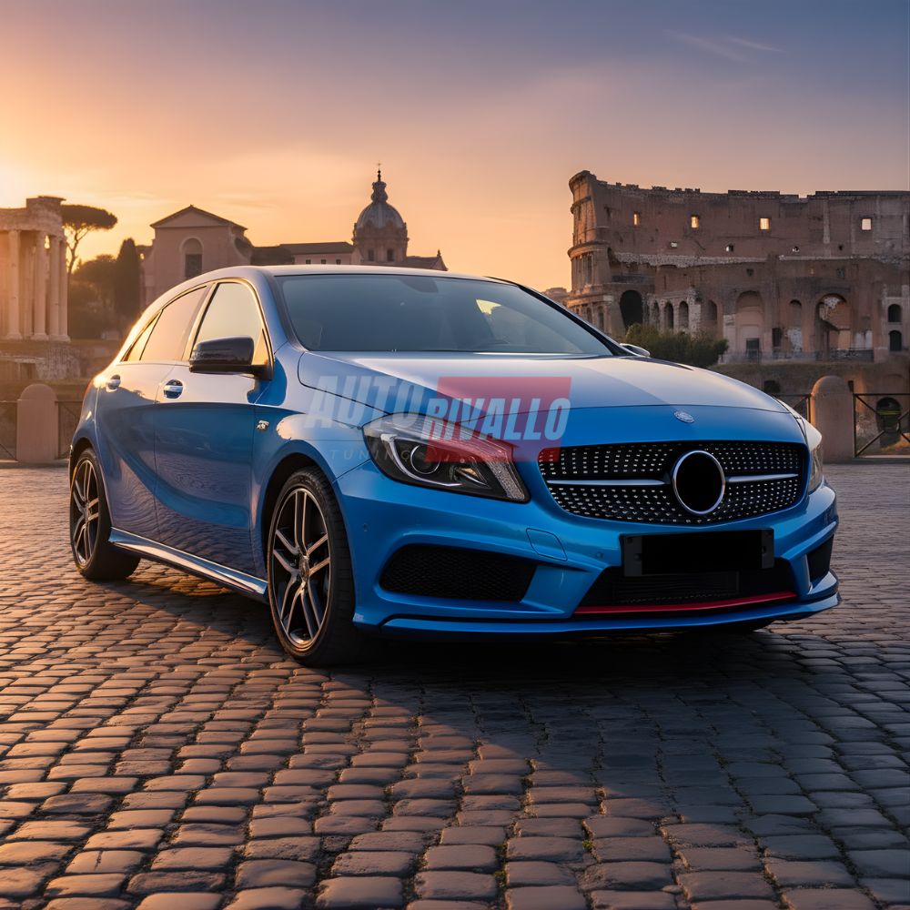 Mascherina Diamond nera Mercedes Classe A W176