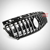 Griglia frontale Mercedes Classe A W176 stile AMG GT Panamericana nero/cromato