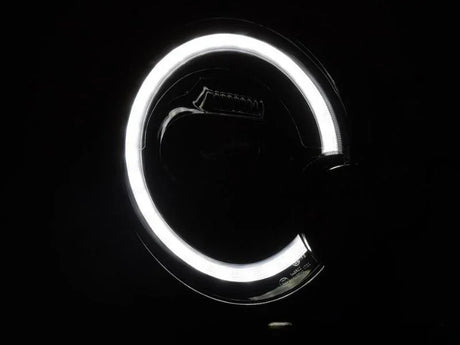 Mini R56 R57 2006-2014 Fari Anteriori Full LED Diurne Nero - autorivallo