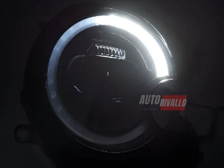 Mini R56 R57 2006-2014 Fari Anteriori Full LED Diurne Nero - autorivallo