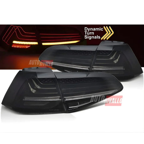 VW Golf 7 2012-2019 Fanali Posteriori Full LED Laser Fumé - autorivallo
