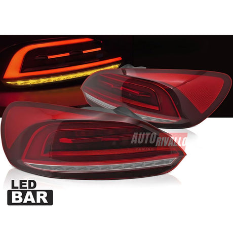 VW Scirocco 2008-2014 Fanali Stop Posteriori Full LED Rosso