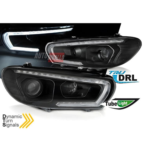 VW Scirocco 08-14 Fari Anteriori LED DRL Con Frecce Dinamiche