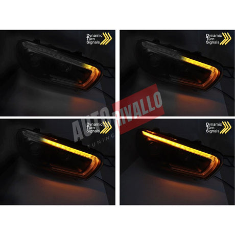 VW Scirocco 08-14 Fari LED con Frecce Dinamiche