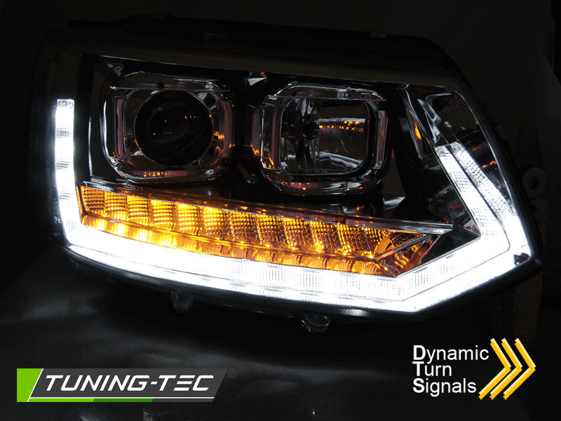 VW T5 2010-2015 Fari Anteriori LED  Freccia Sequenziale - autorivallo