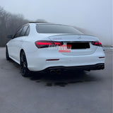 Mercedes Classe E W213 Berlina 2020-2023 Diffusore AMG E55 Look