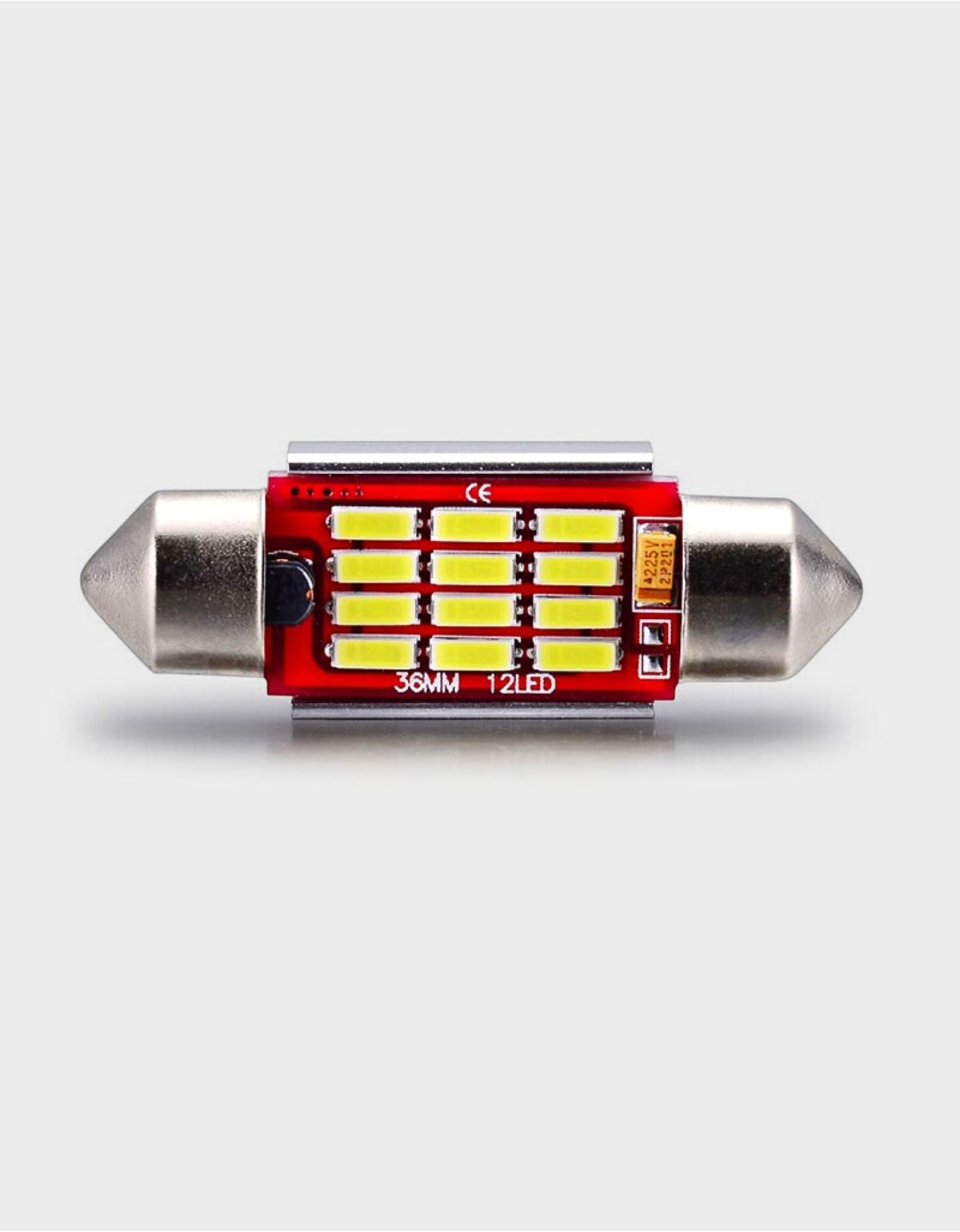 Luci Targa C5W 36mm LED 12smd 400lm Bianco Ghiaccio 5600K