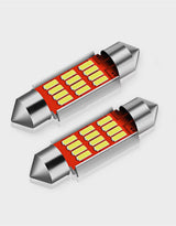 Luci Targa C5W 36mm LED 12smd 400lm Bianco Ghiaccio 5600K