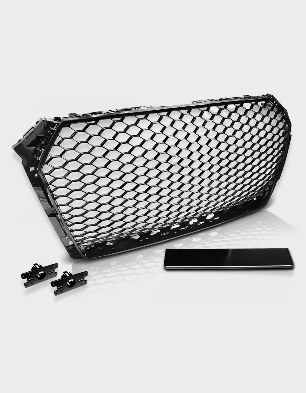 Audi A4 B9 2015-2019 Griglia Radiatore RS4 Look Nero Lucido