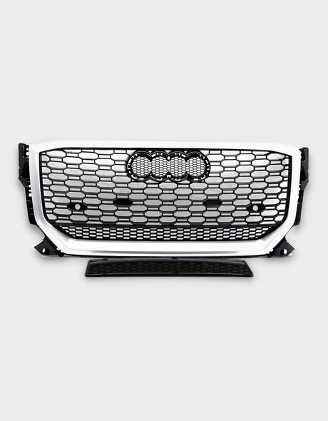 Audi Q2 2016-2020 Griglia Radiatore Ottica RSQ2 Nero Argento