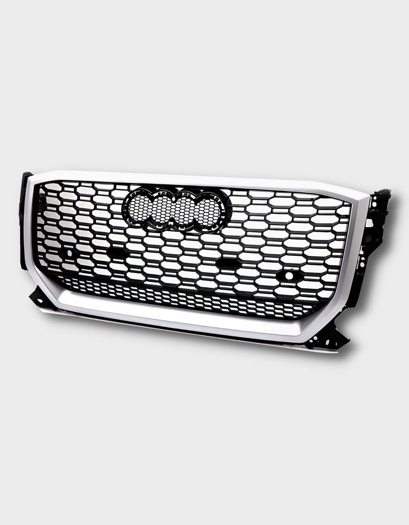 Audi Q2 2016-2020 Griglia Radiatore Ottica RSQ2 Nero Argento