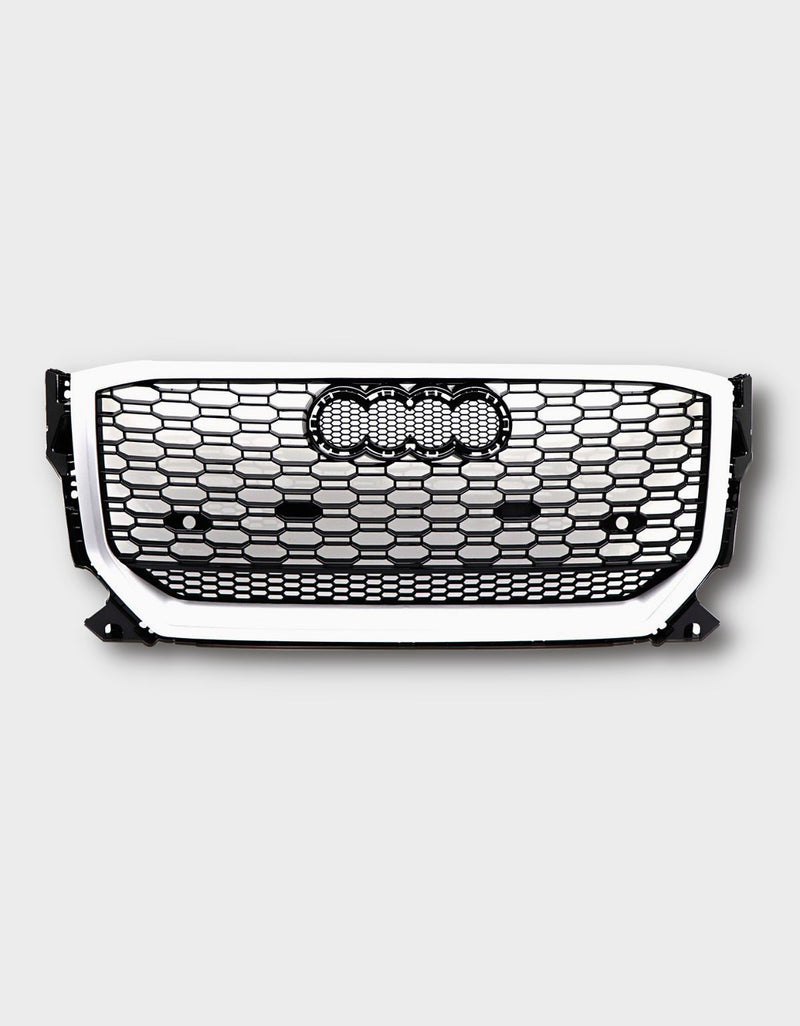 Audi Q2 2016-2020 Griglia Radiatore Ottica RSQ2 Nero Argento