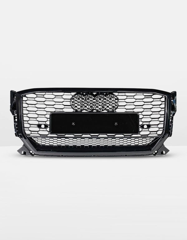 Audi Q2 2016-2020 Griglia Radiatore Ottica RSQ2 Nero Lucido