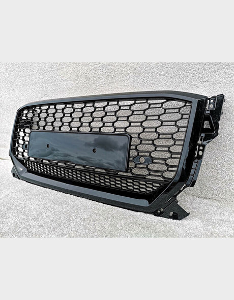 Audi Q2 GA 2016-2020 Griglia Radiatore RSQ2 Look Calandra RS in Nero Lucido