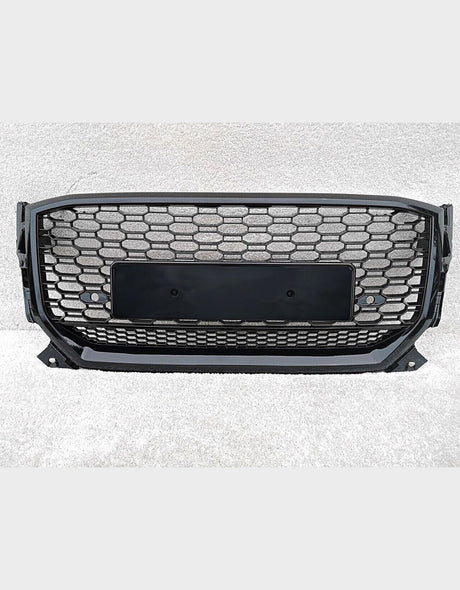 Audi Q2 GA 2016-2020 Griglia Radiatore RSQ2 Look Calandra RS in Nero Lucido
