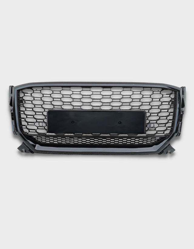 Audi Q2 GA 2016-2020 Griglia Radiatore RSQ2 Look Calandra RS in Nero Lucido