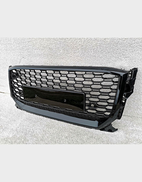 Audi Q2 GA 2016-2020 Griglia Radiatore RSQ2 Look Calandra RS in Nero Lucido
