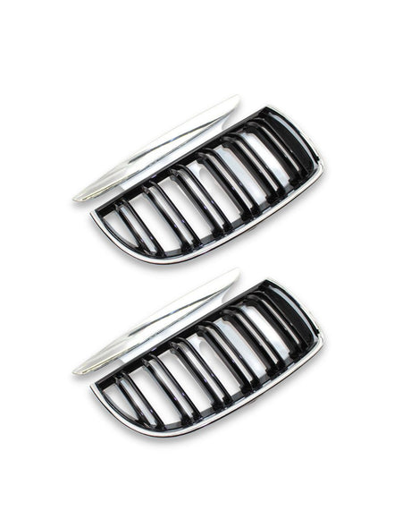 BMW Serie 3 E90 E91 2005-2008 Griglia Radiatore Nero Cromato