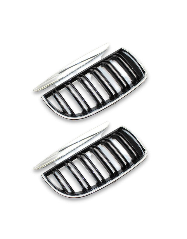 BMW Serie 3 E90 E91 2005-2008 Griglia Radiatore Nero Cromato