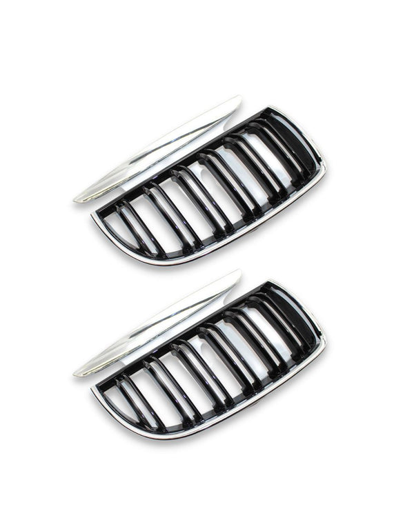 BMW Serie 3 E90 E91 2005-2008 Griglia Radiatore Nero Cromato