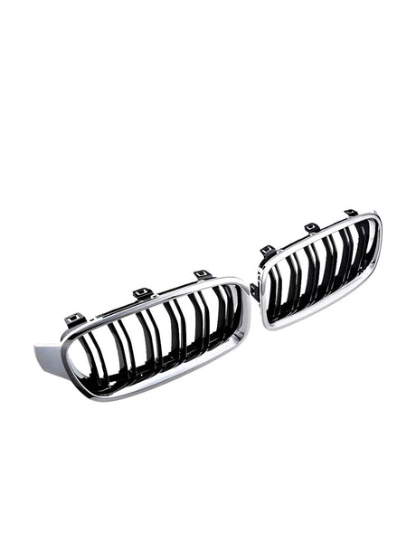 BMW Serie 3 F30 F31 2011-2019 Griglia Radiatore Nero Cromato