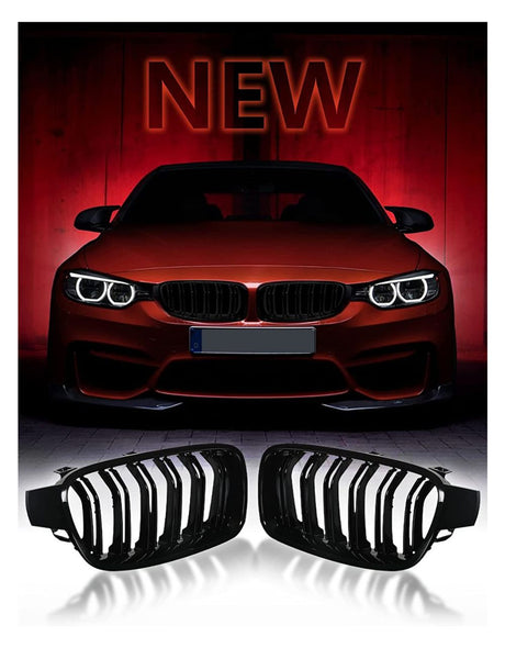 BMW Serie 3 F30 F31 2011-2019 Griglia Radiatore Doppia Striscia