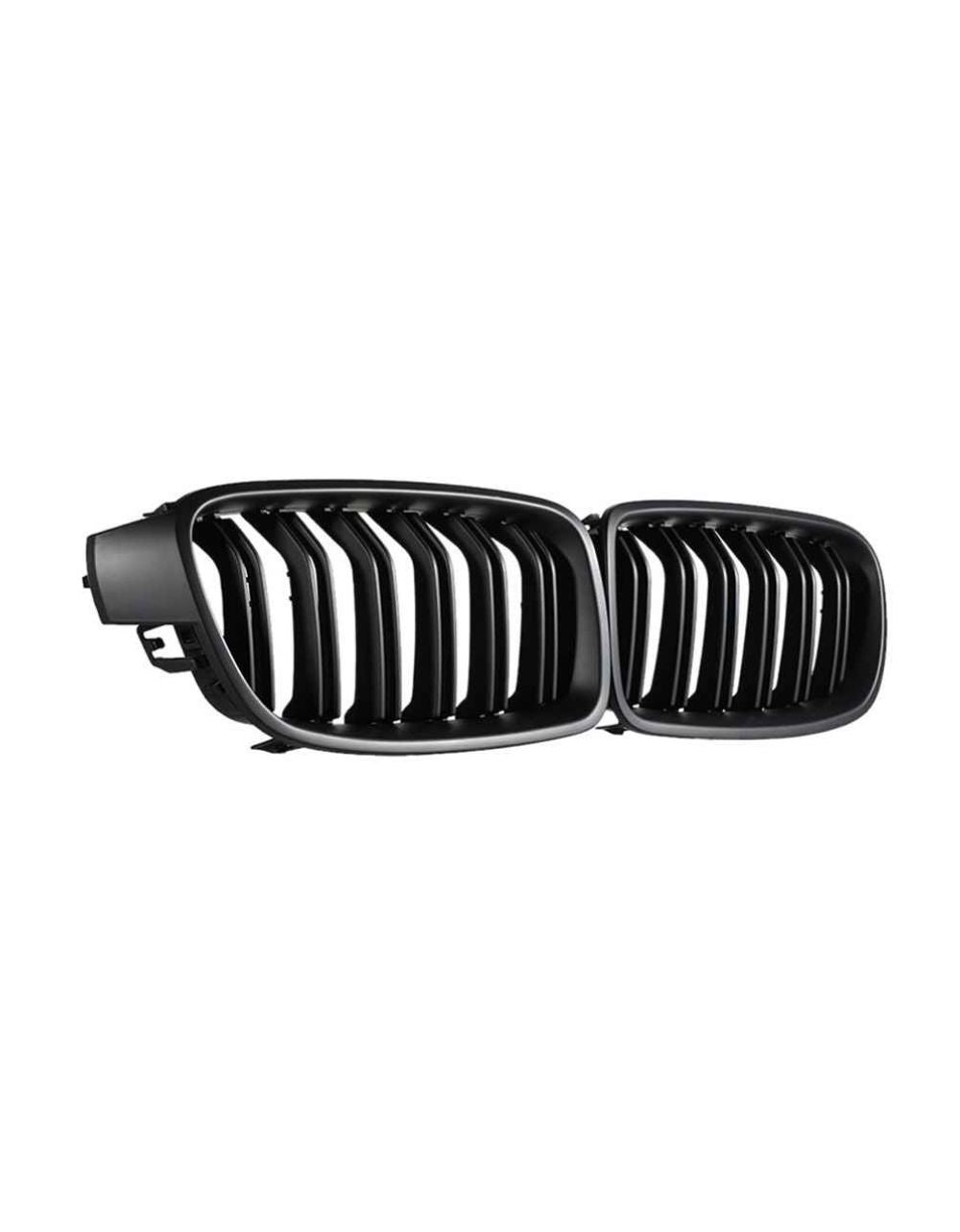 BMW Serie 3 F30 F31 2011-2019 Griglia Radiatore Nero Opaco