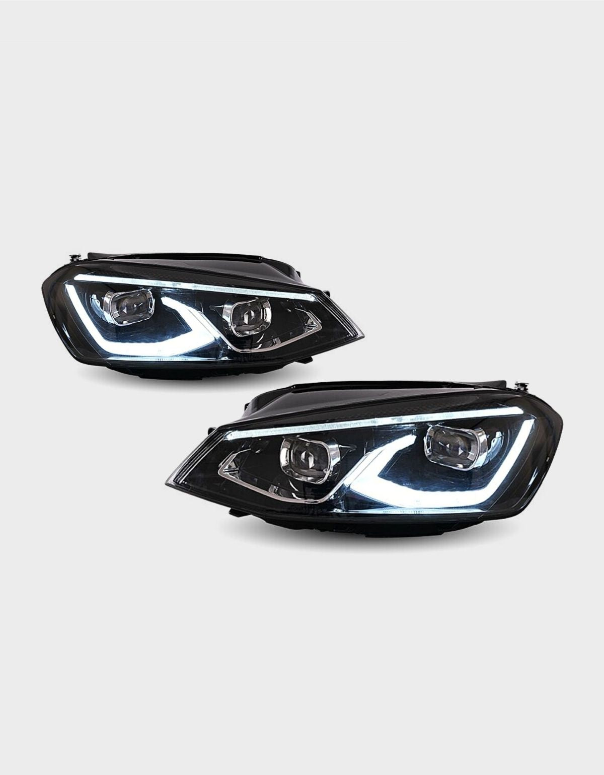 VW Golf 7 2012-2017 Fari Anteriori Full LED in Ottica Golf 8 Design