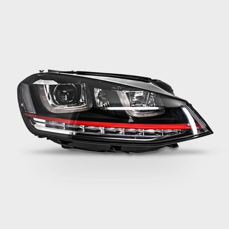VW Golf 7 2012-2017 Fari Anteriori GTI Look Frecce a LED