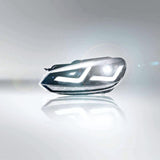 VW Golf 6 2008-2012 Con Bi-Xenon Fari Anteriori OSRAM Full LED Cromati