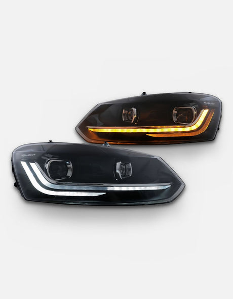 VW Polo MK5 6R 6C 2009-2017 Fari Anteriori LED R-Line Look