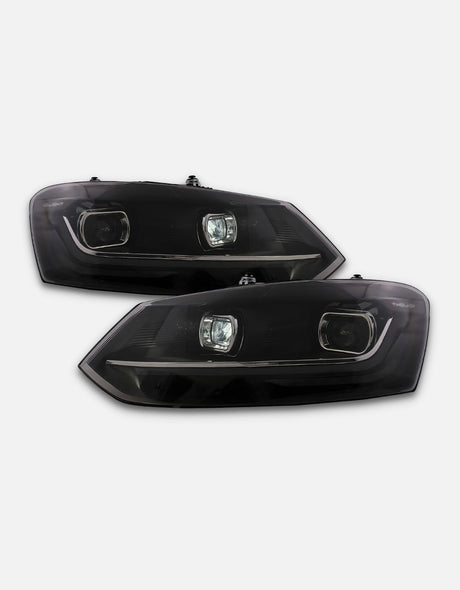 VW Polo MK5 6R 6C 2009-2017 Fari Anteriori LED R-Line Look
