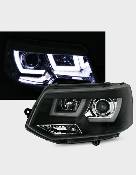 VW T5 Transporter V 2010-2015 Fari Anteriori Led Light Tube