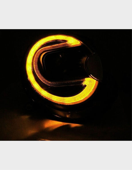 Mini R56 R57 2006-2014 Fari Anteriori Ottica TFL Luci Diurne LED Fanali Xenon