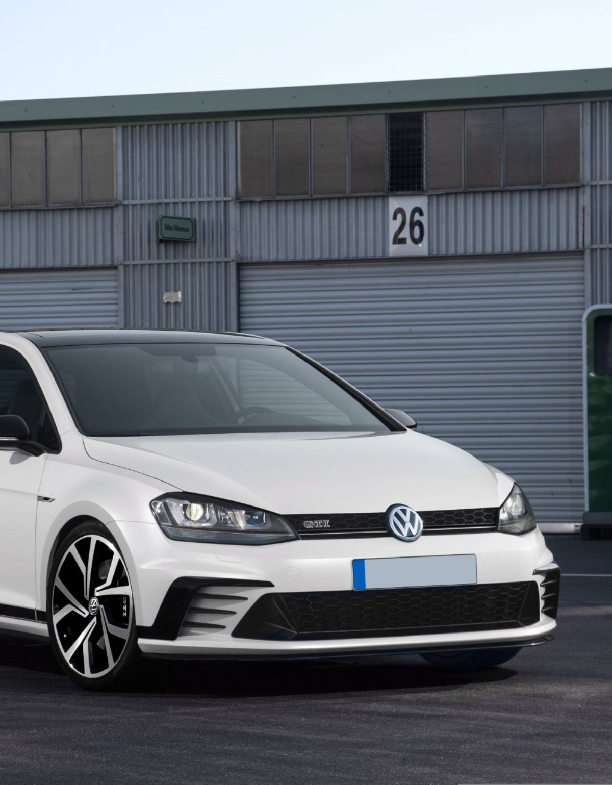 VW Golf 7 2012-2017 Fari Anteriori Nero in Ottica R-Line Con Luci Diurne LED