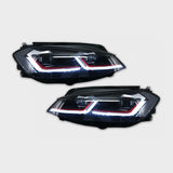 VW Golf 7.5 2017-2019 Fari Anteriori LED Dinamico Look GTI