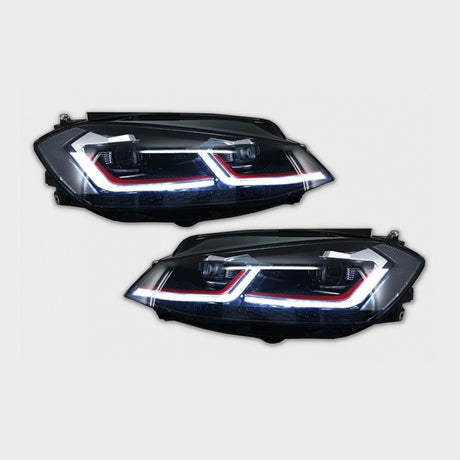 VW Golf 7.5 2017-2019 Fari Anteriori LED Dinamico Look GTI