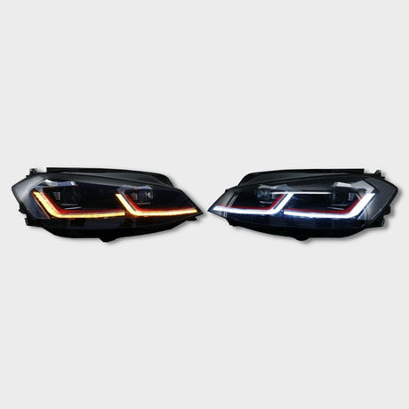 VW Golf 7.5 2017-2019 Fari Anteriori LED Dinamico Look GTI