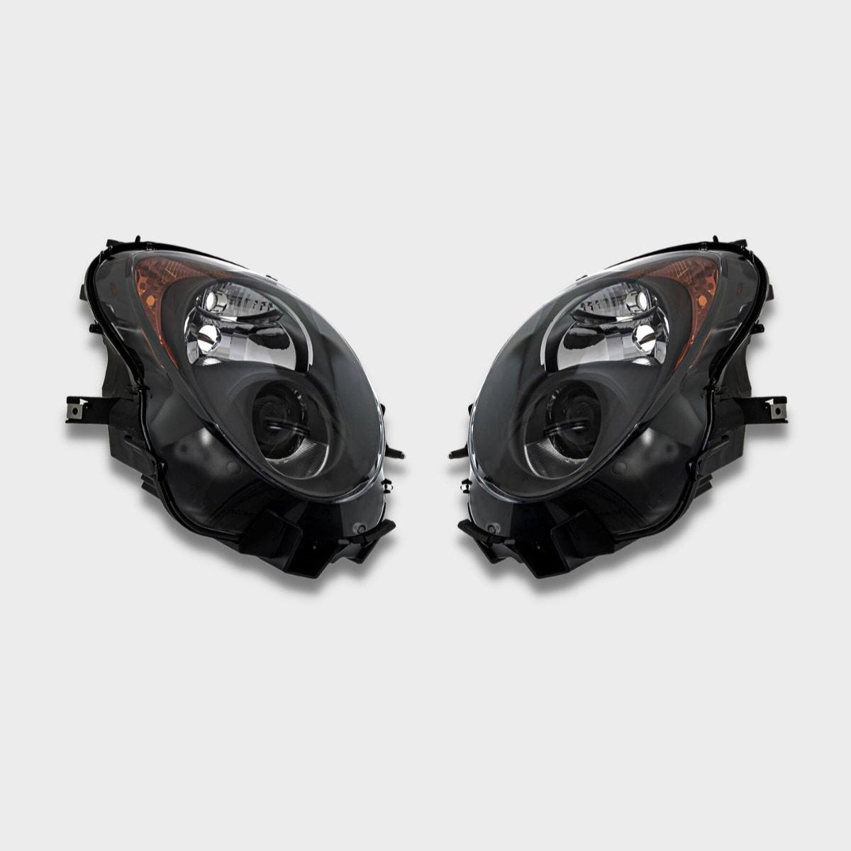 Alfa Mito 2008-2018 Fari Anteriori Lenticolari Xenon Look Nero