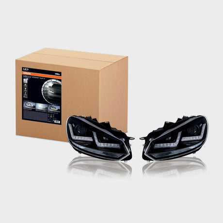 VW Golf 6 VI 2008-2012 OSRAM Fari Anteriori Full LED Nero