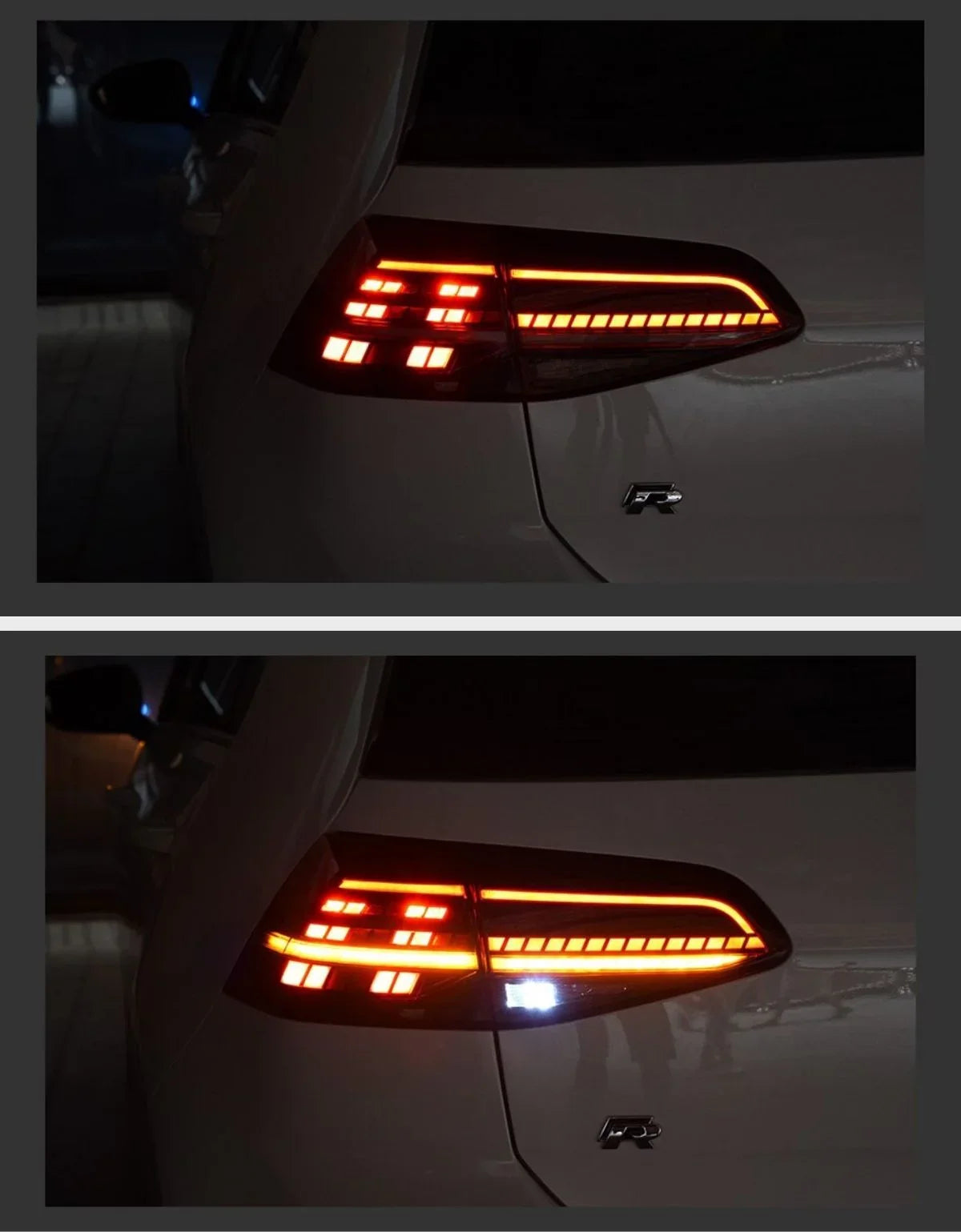 VW Golf 7.5 2017-2019 Fari Posteriori Full LED GTI Rosso - autorivallo