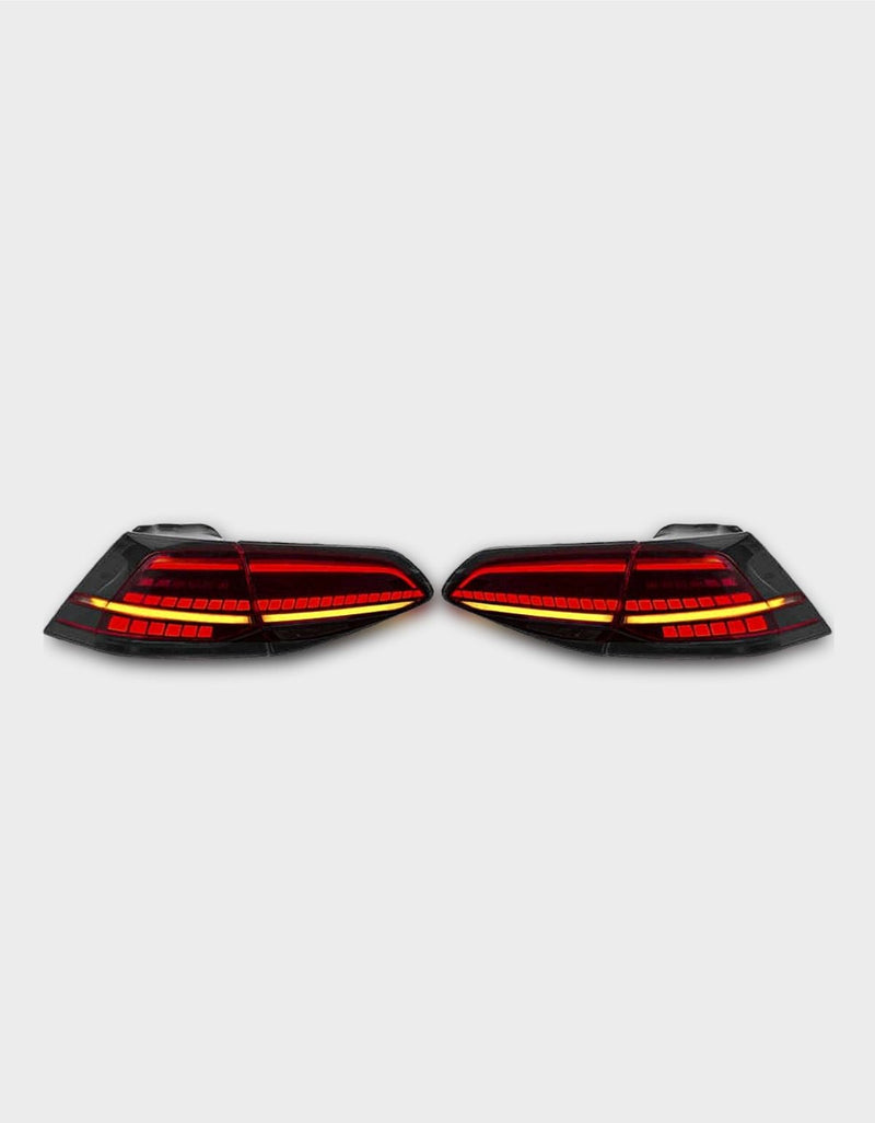 VW Golf 7 2012-2017 Fari Posteriori Full LED Ottica GTI Nero