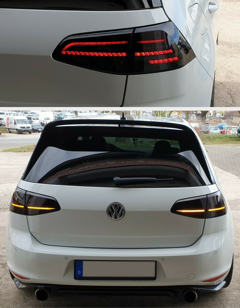 VW Golf 7 2012-2017 Fari Posteriori Full LED Ottica GTI Nero