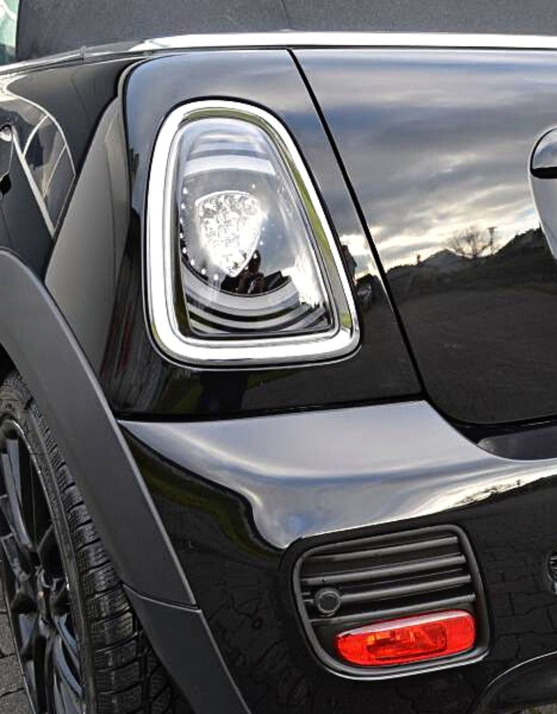 Mini Cooper R56 R57 2011-2014 Fari Posteriori Fanali a LED - Nero Trasparente