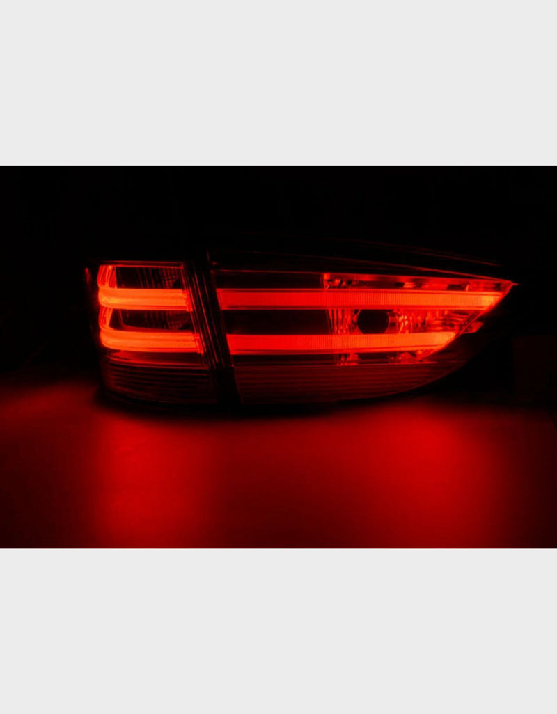 BMW X1 E84 2009-2012 Fari Posteriori Fanali a LED - Rosso Trasparente