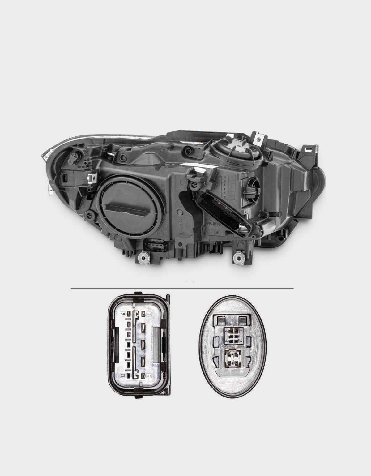 BMW Serie 1 F20 F21 2010-2015 Hella Faro Anteriore Sinistro Bi-Xenon D1S