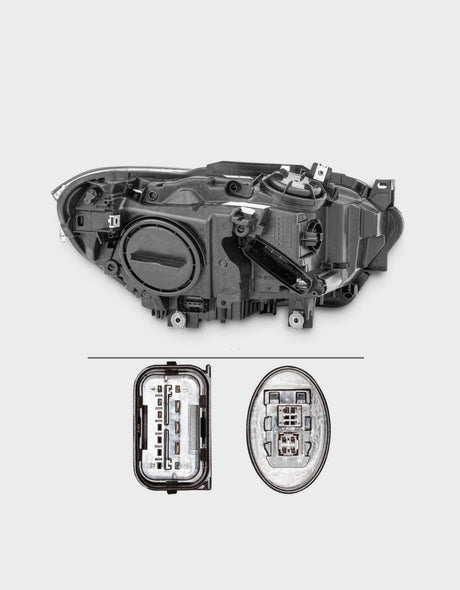 BMW Serie 1 F20 F21 2010-2015 Hella Faro Anteriore Sinistro Bi-Xenon D1S