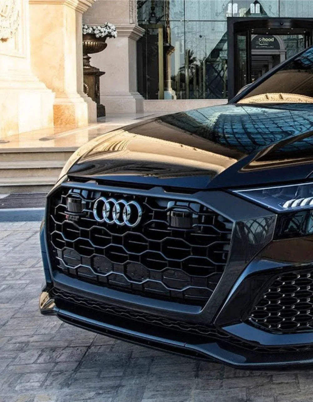 Audi Q8 2018-2020 Griglia Anteriore Sport RSQ8 Design Nero - autorivallo