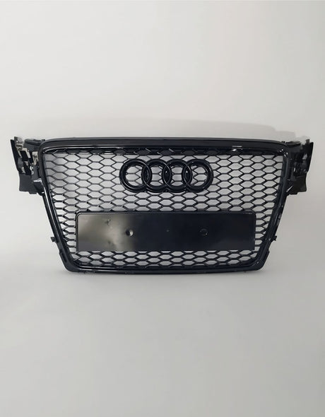 Audi A4 B8 8K 2007-2011 Griglia Anteriore RS4 Calandra Nero Lucido